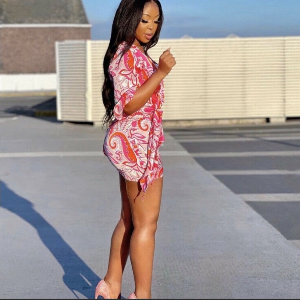 PRINTED MINI DRESS - Picture 4 of 16